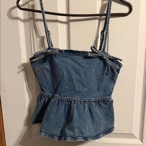 Wild Fable Denim Blue Camisole Top